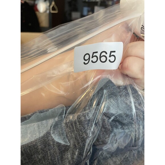 LOGO Lori Goldstein Jacket Womens 3X Blue Heather Sweater Hoodie Tunic Pockets - Picture 8 of 8